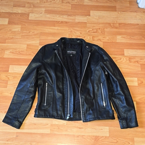 Wilsons Leather Jackets & Blazers - Wilson's Leather Biker Jacket